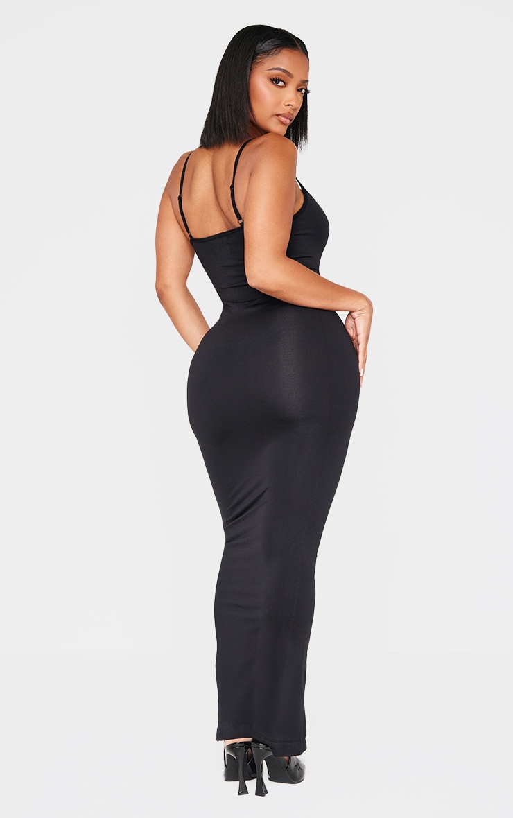 Shape Black Logo Seamless Maxi Dress image 2