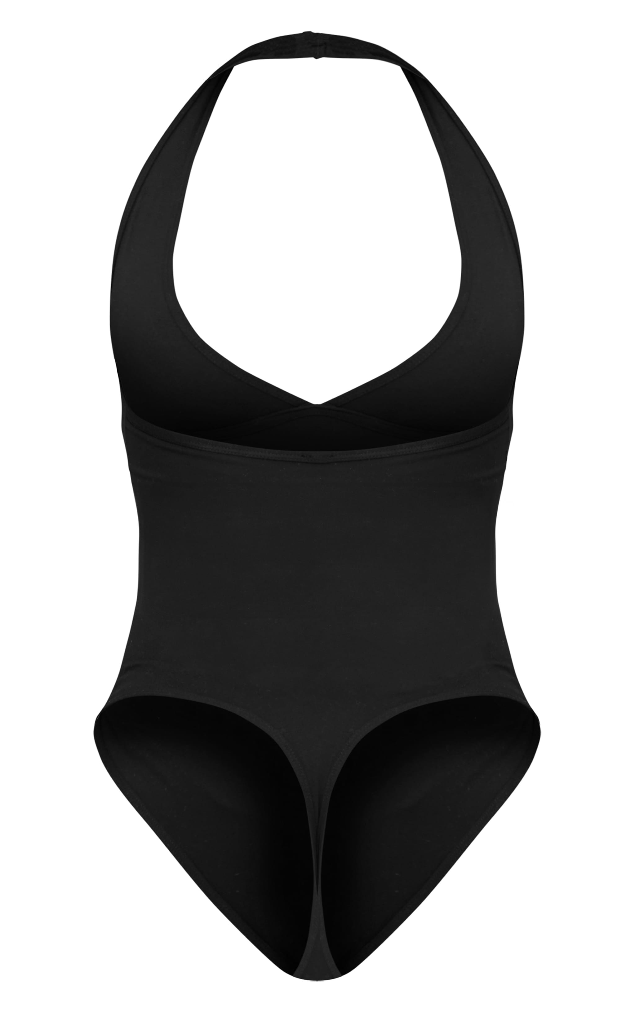 Black Contour Halterneck Bodysuit image 6