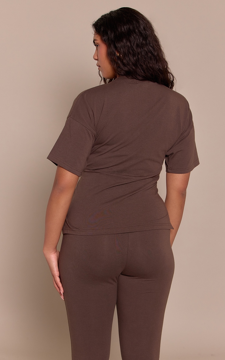 Shape Chocolate Ruched Side Top image 2