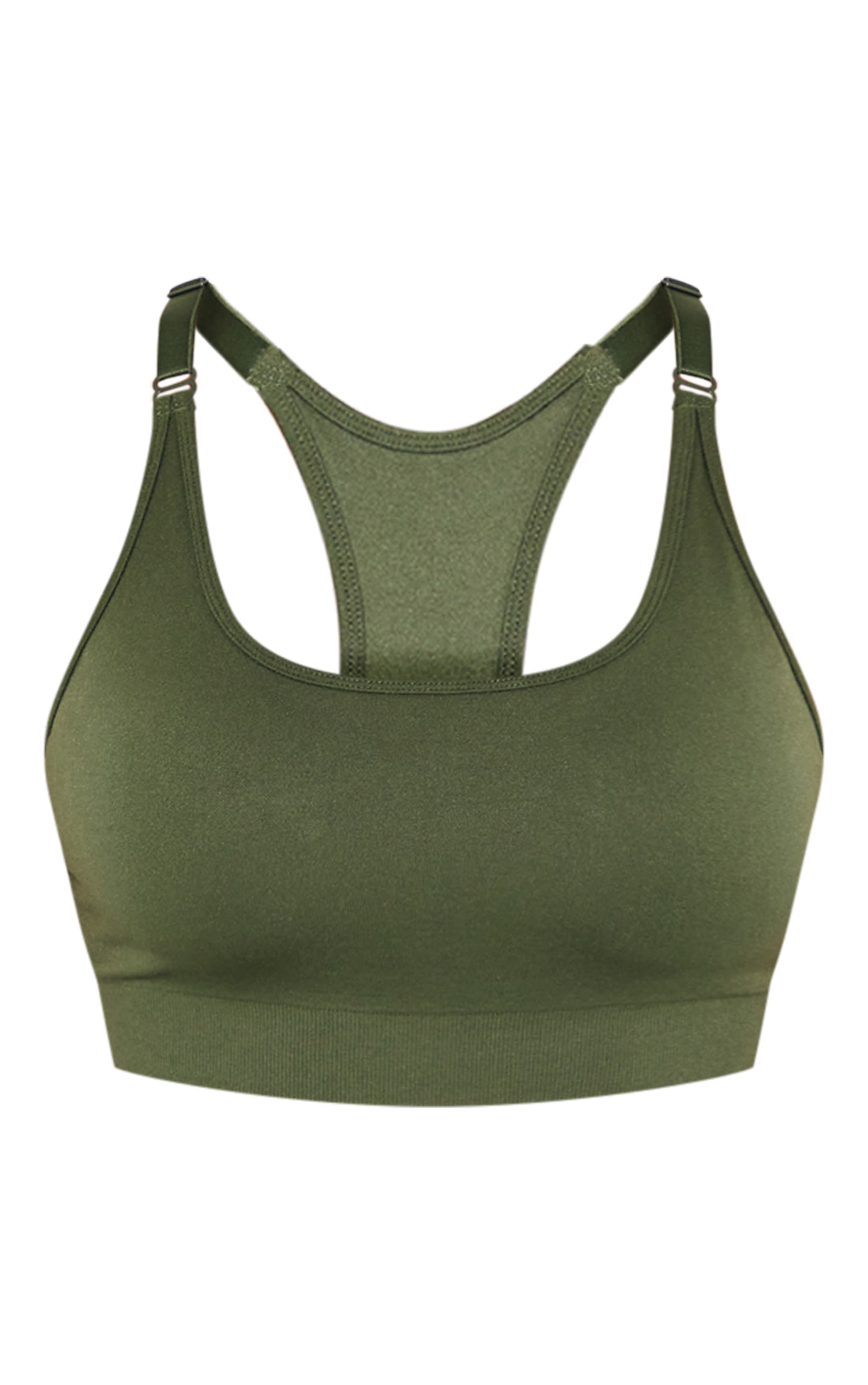 Shape Forest Green Seamless Active Cupped Sports Bra image 1