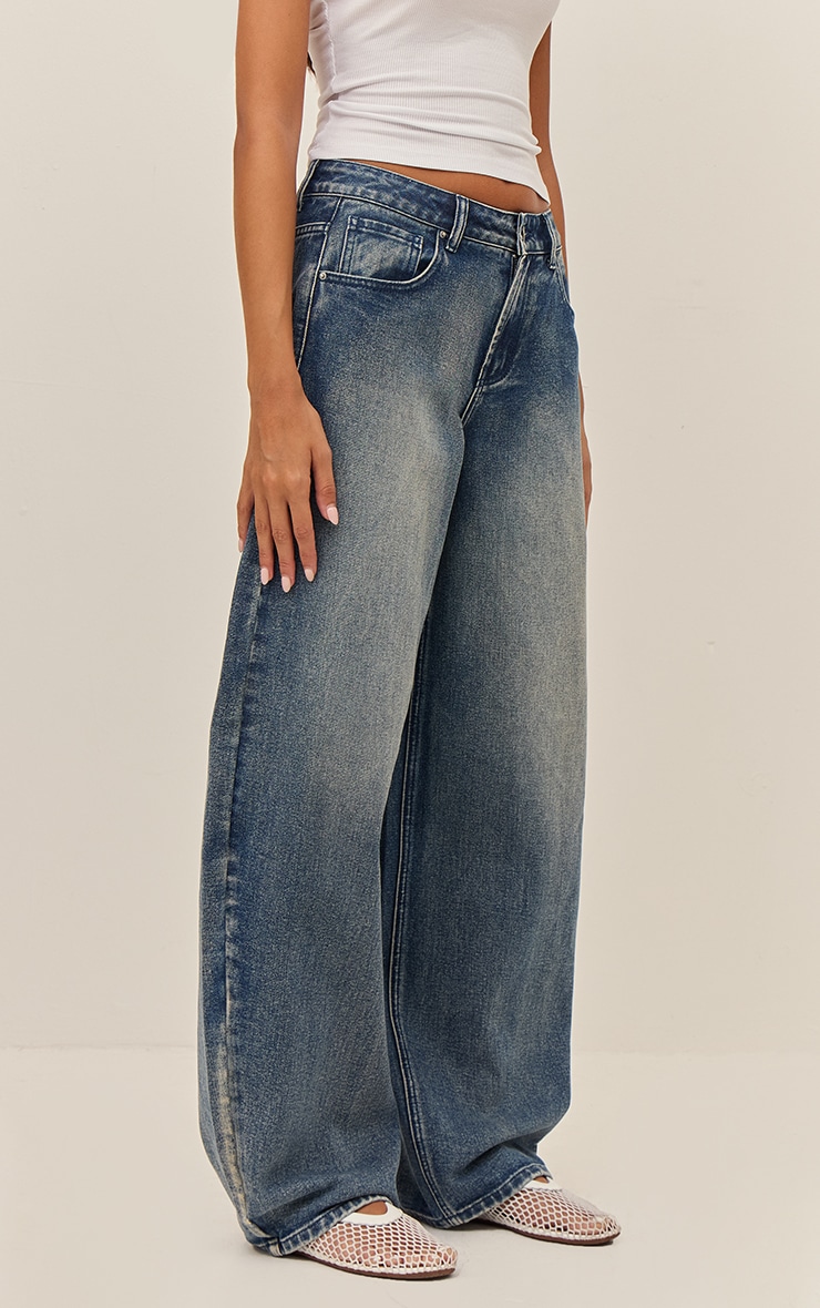Vintage Low Rise Barrel Jeans image 2