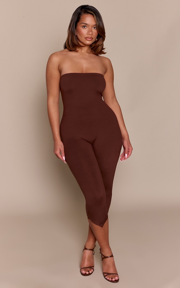 Shape Chocolate Sculpt Bandeau Capri Jumpsuit