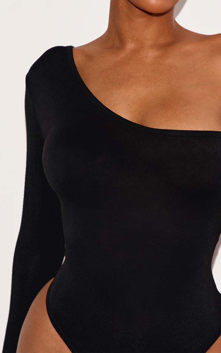 Shape Black Jersey One Shoulder Bodysuit | Shape Shape Black Jersey One Shoulder Bodysuit | Shape