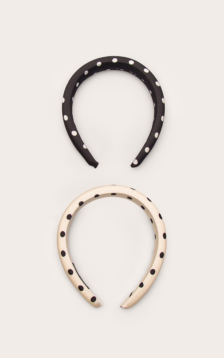Polka Dot Contrast Multi Pack Headband image 2
