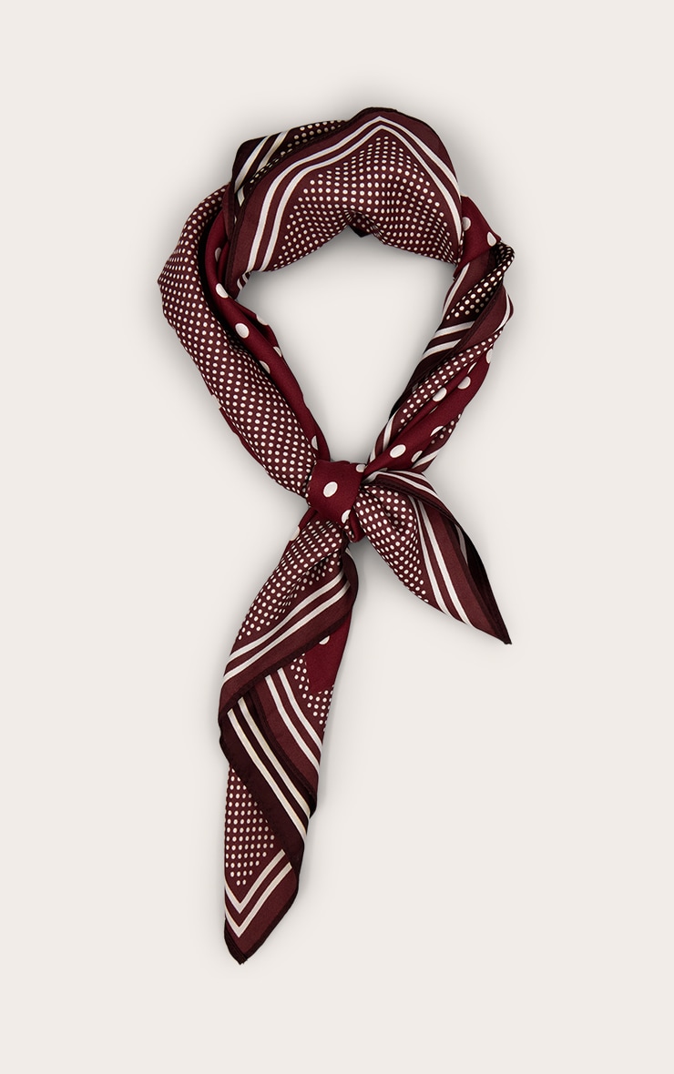 Bandana multicolore à pois image 2