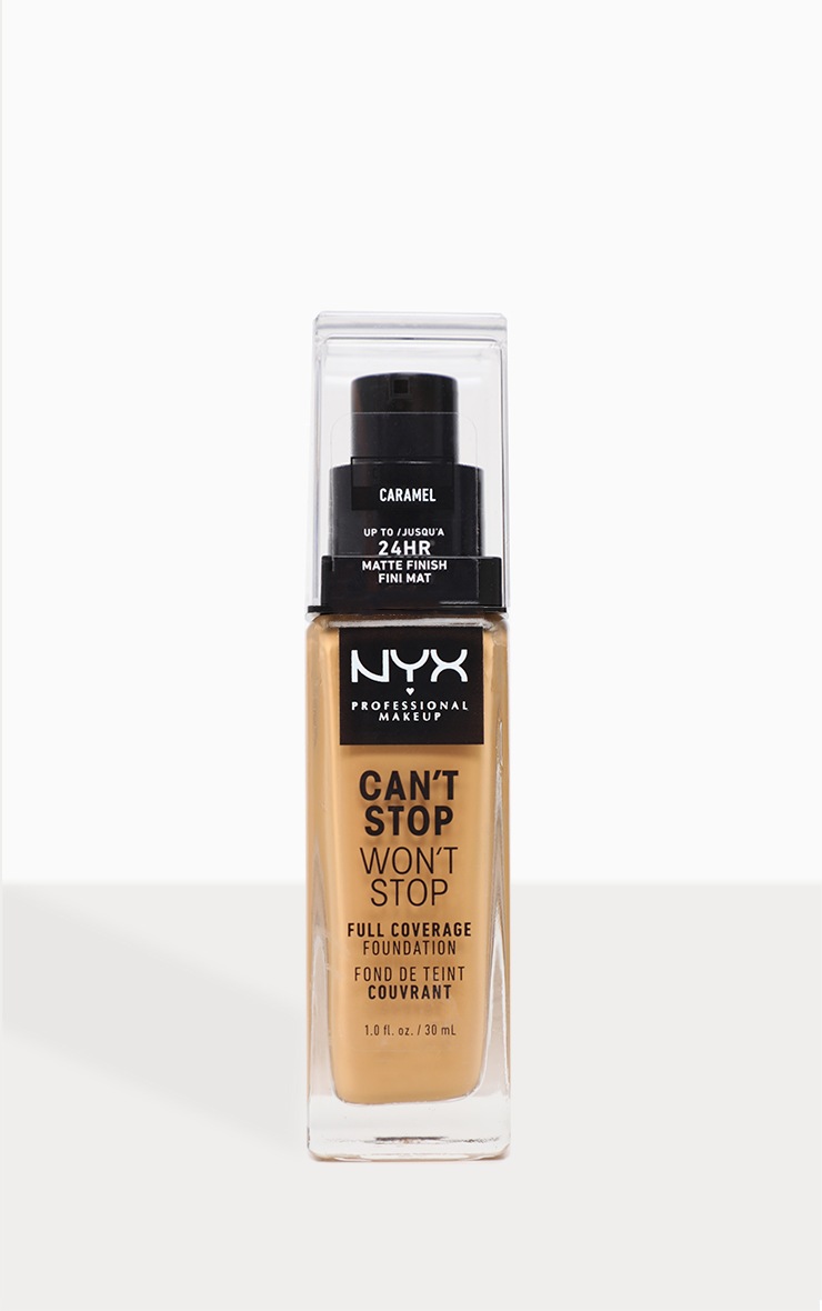 NYX Professional Makeup Can't Stop Won't Stop Full Coverage Foundation Caramel