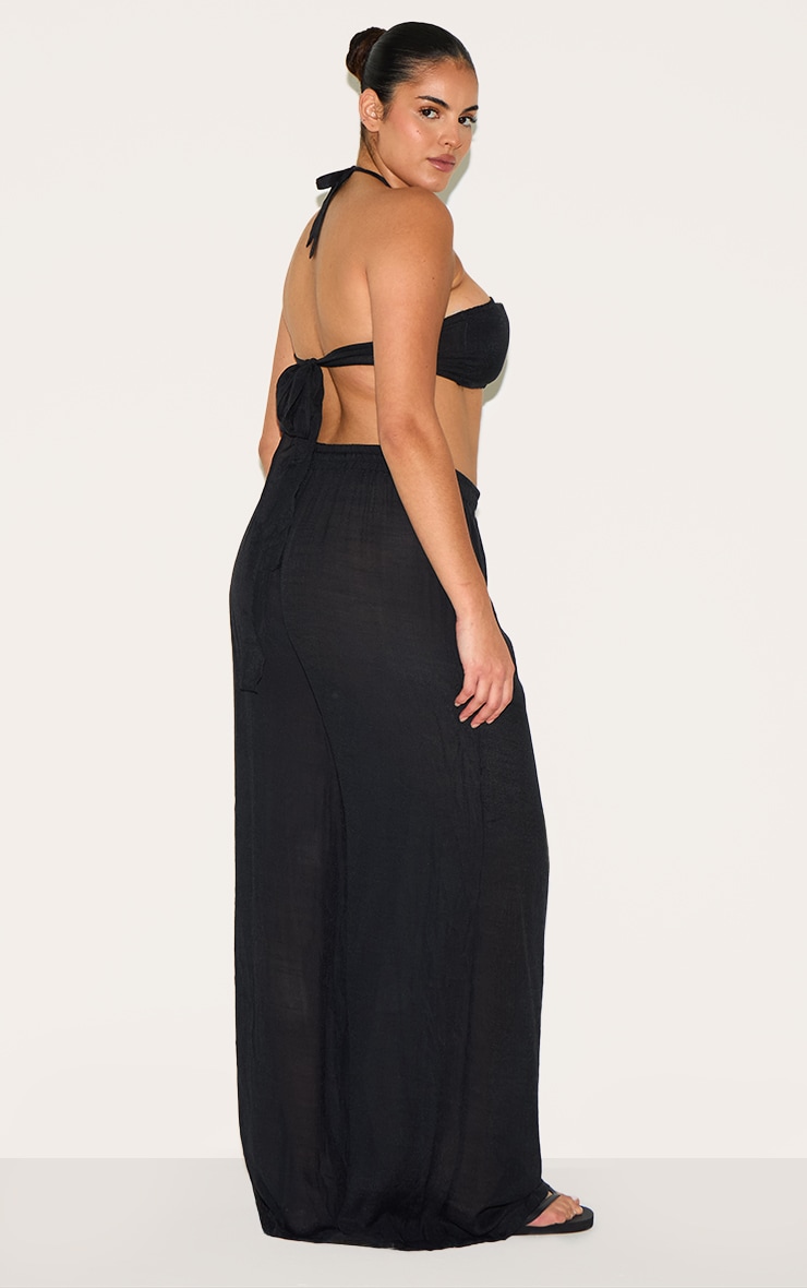 Plus Black Pants & Top Set image 2