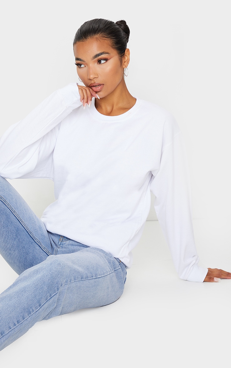 White Ultimate Oversized Sweater