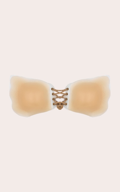 PRETTYLITTLETHING Nude Silicone Push Up Stick On Bra