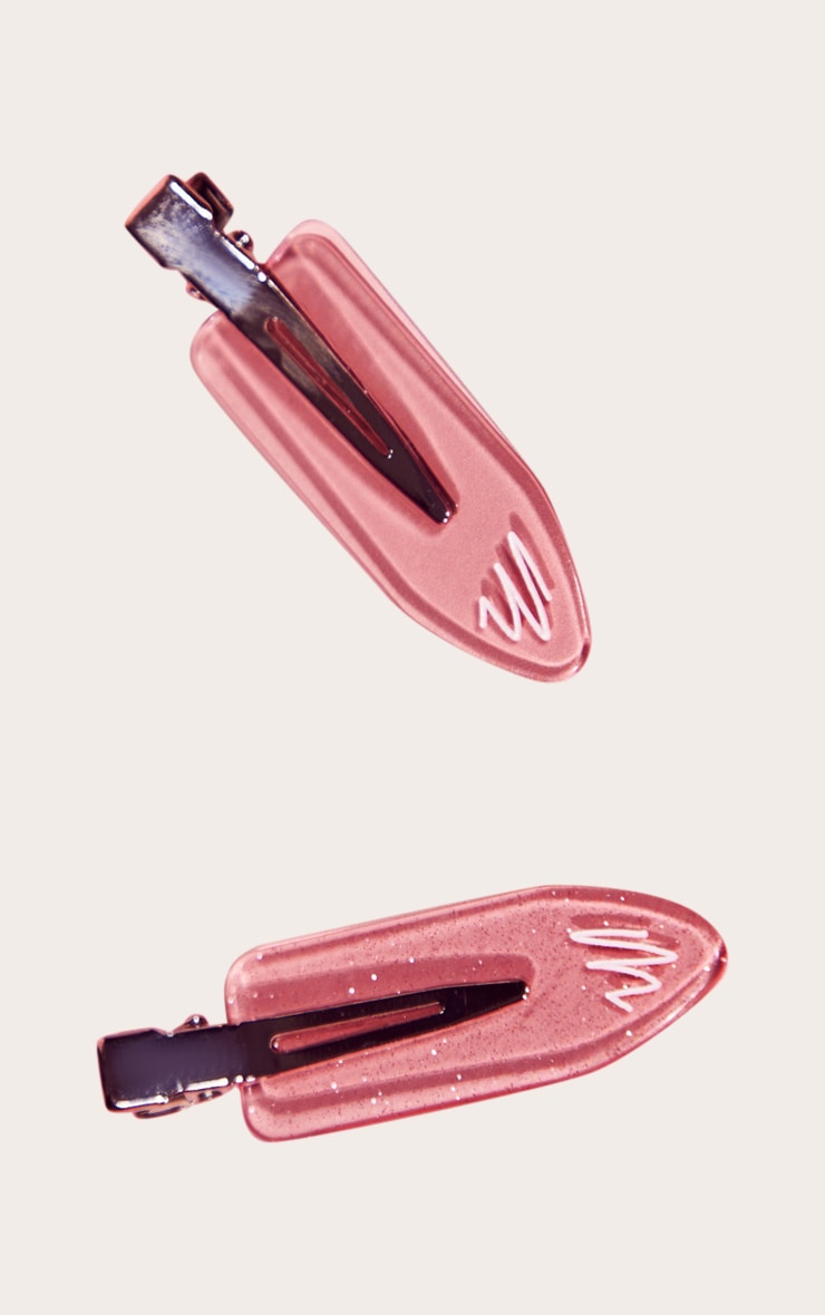 Mermade Hair No-Crease Clips Pink 6 Pack image 3
