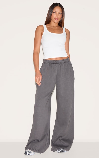 Tall Charcoal Wide Leg Sweatpants