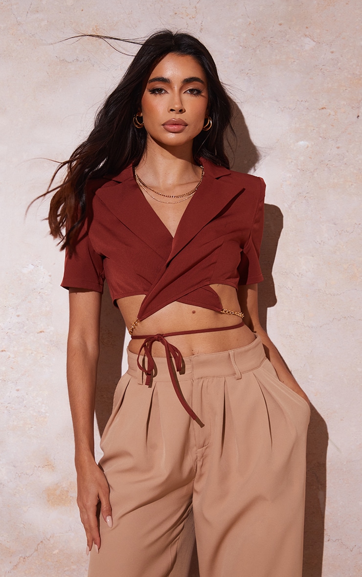 Tie Front Tops | Tie Front Shirts 