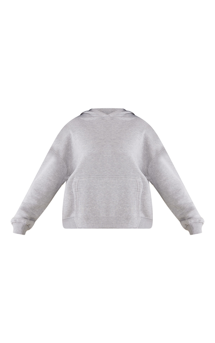  Shape Grey Marl Pocket Detail Hoodie image 5