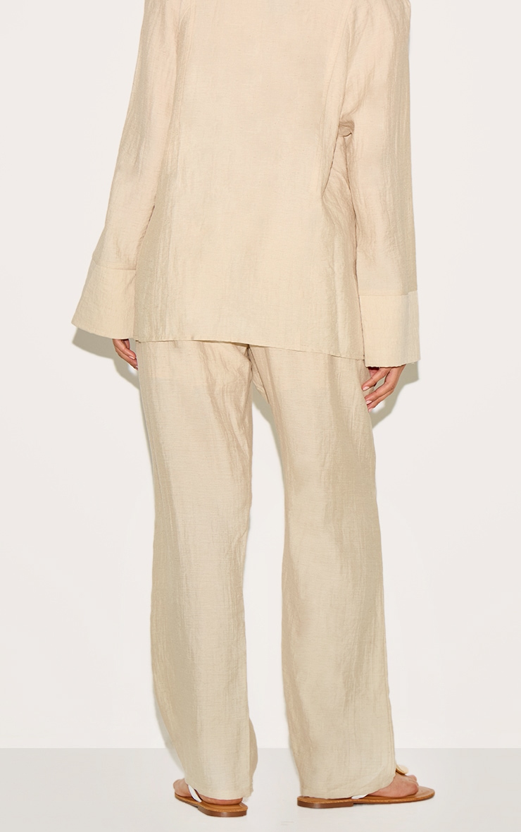 Petite Stone Woven Wide Leg Pants image 3