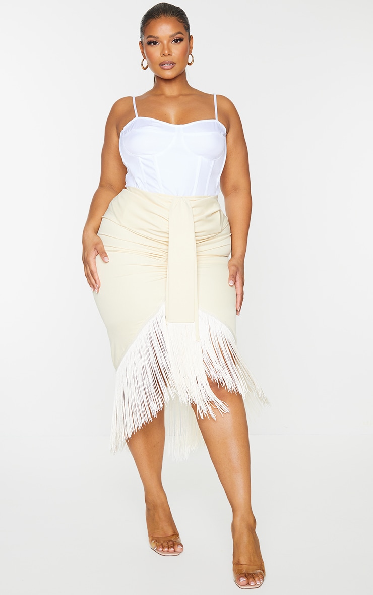 fringe skirt pretty little thing