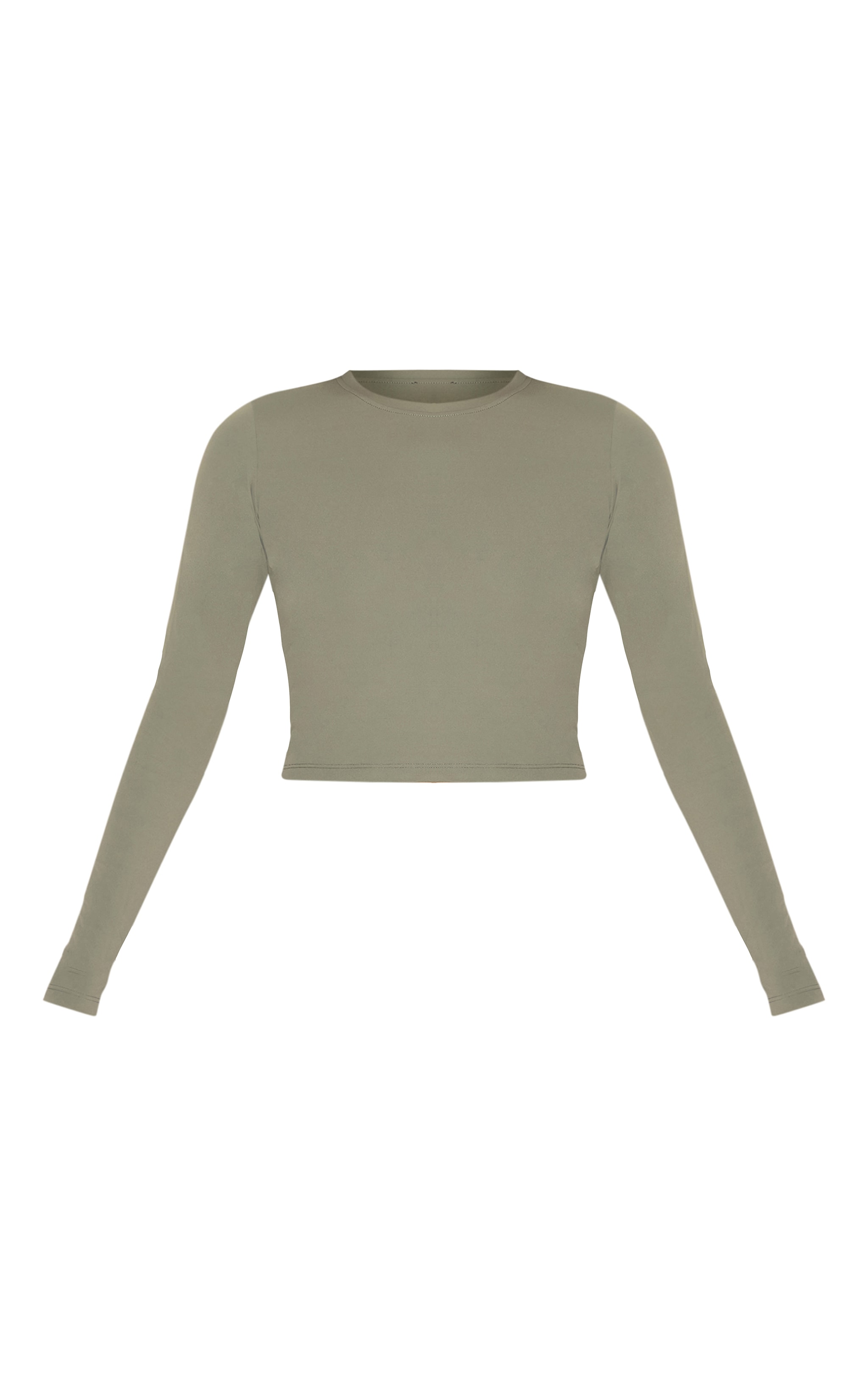 Olive Sculpt Long Sleeve Gym Top image 5
