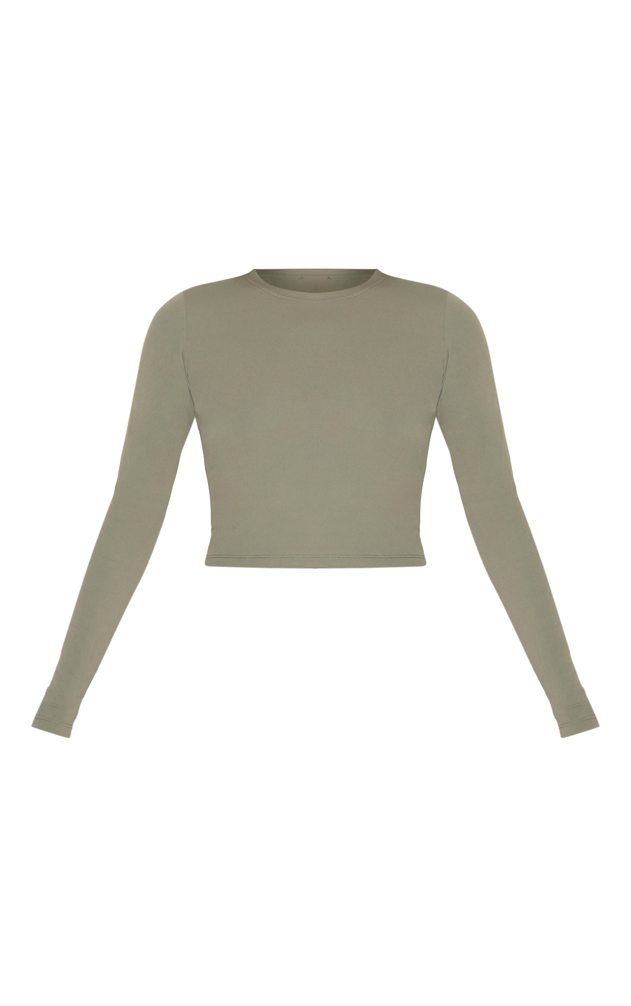 Olive Sculpt Long Sleeve Gym Top image 5