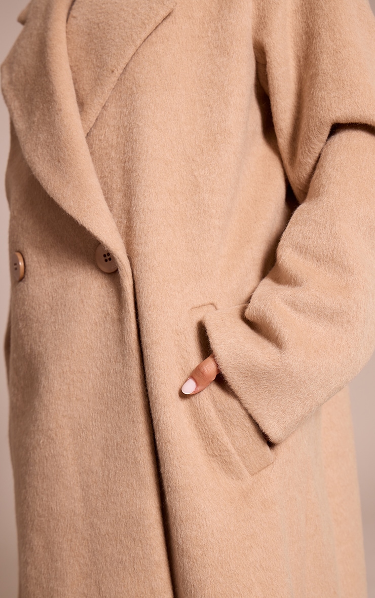 Petite Stone Brushed Wool Maxi Coat image 4