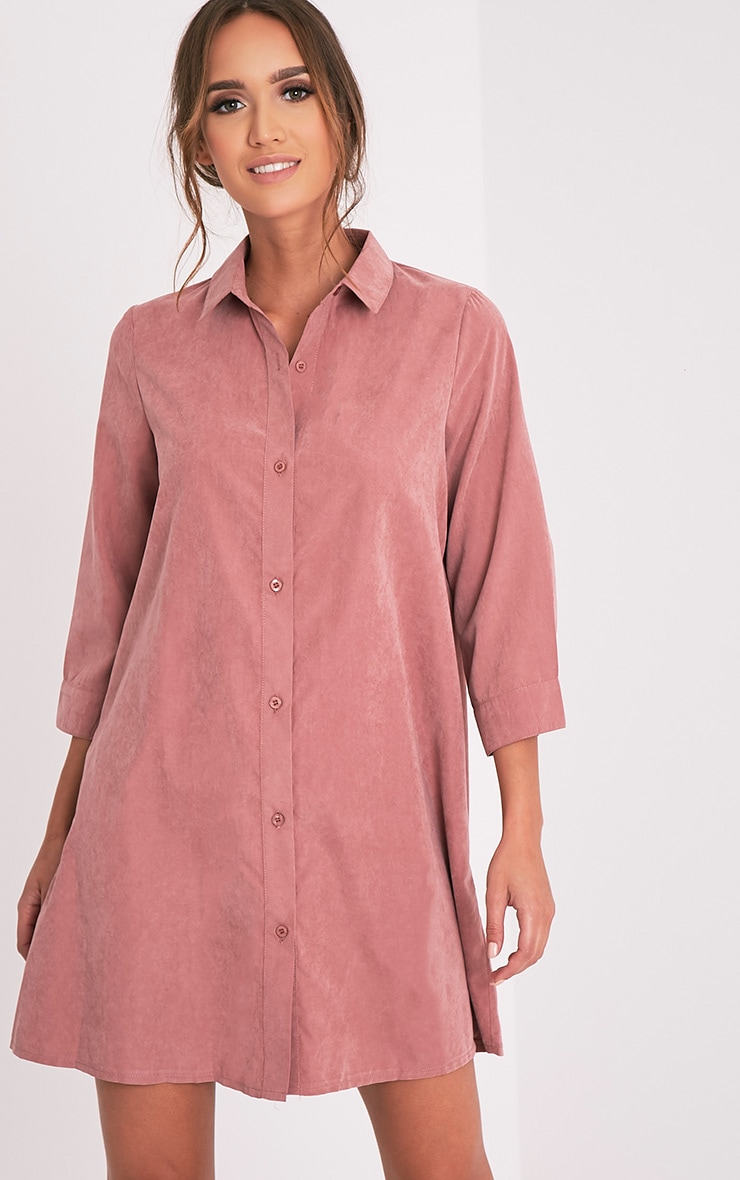 Dusty pink shirt womens clearance