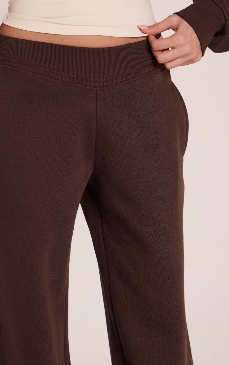 Chocolate Low Rise Straight Leg Sweatpants image 4