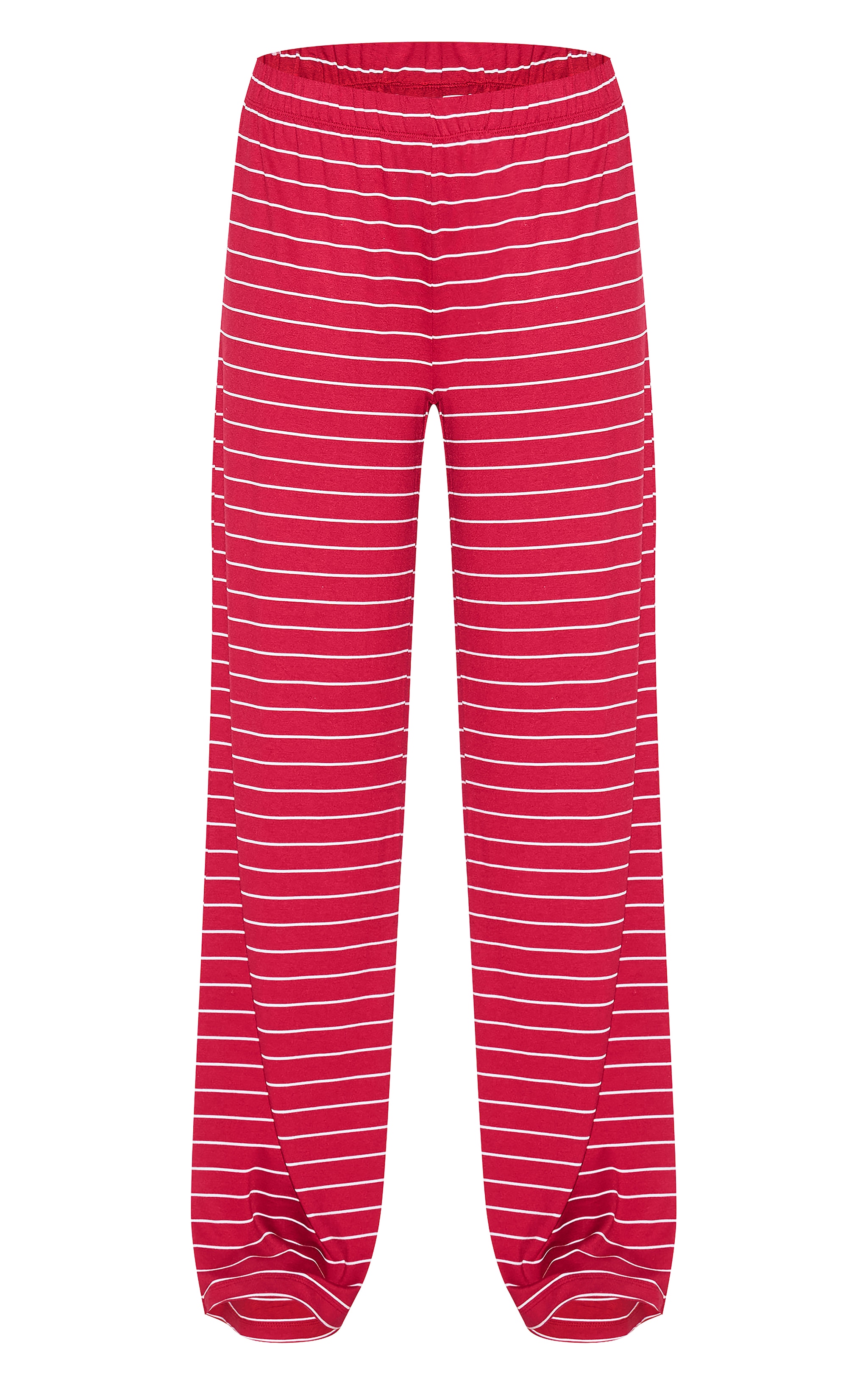 Red Striped Wide Leg Pants image 5
