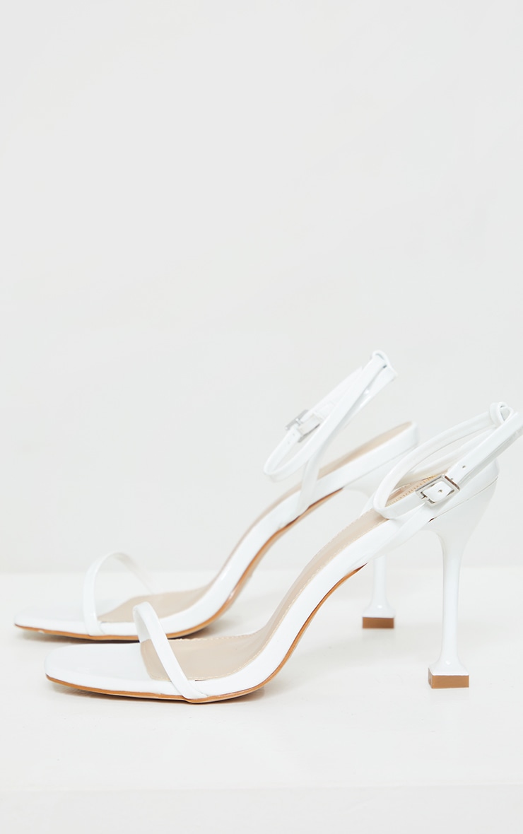 Wht Cake Stand Barley There High Heels PrettyLittleThing USA