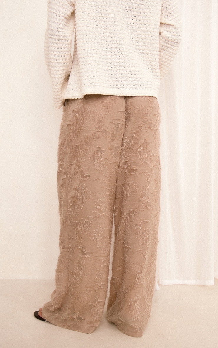 Stone Textured Floaty Wide Leg Pants image 3