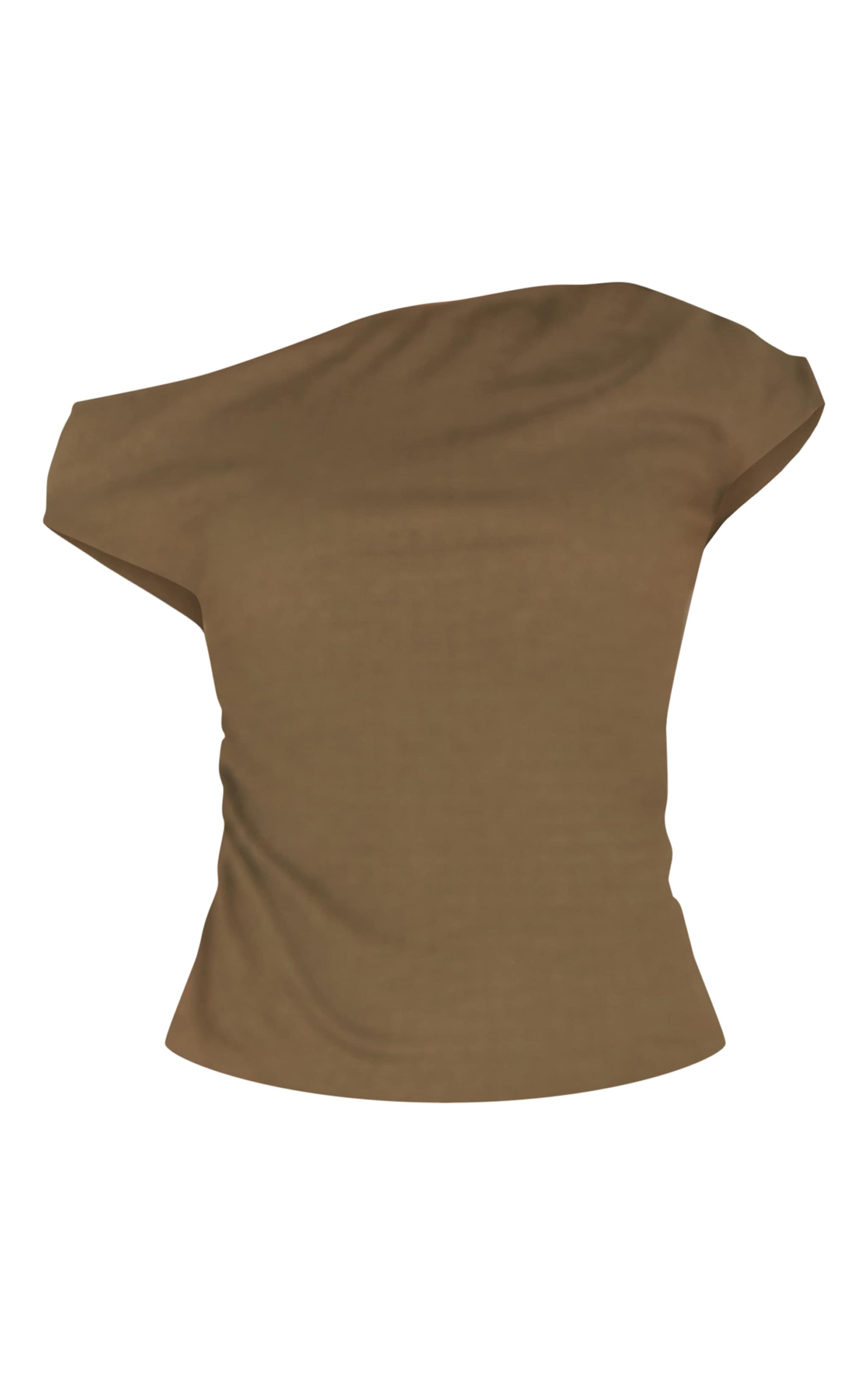 Dark Green Textured Boatneck Sleeveless Top image 5