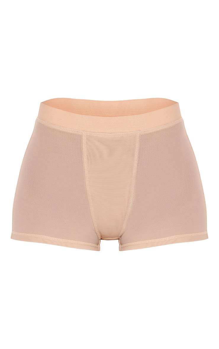 Nude Power Mesh Seam Detail Boy Short image 6