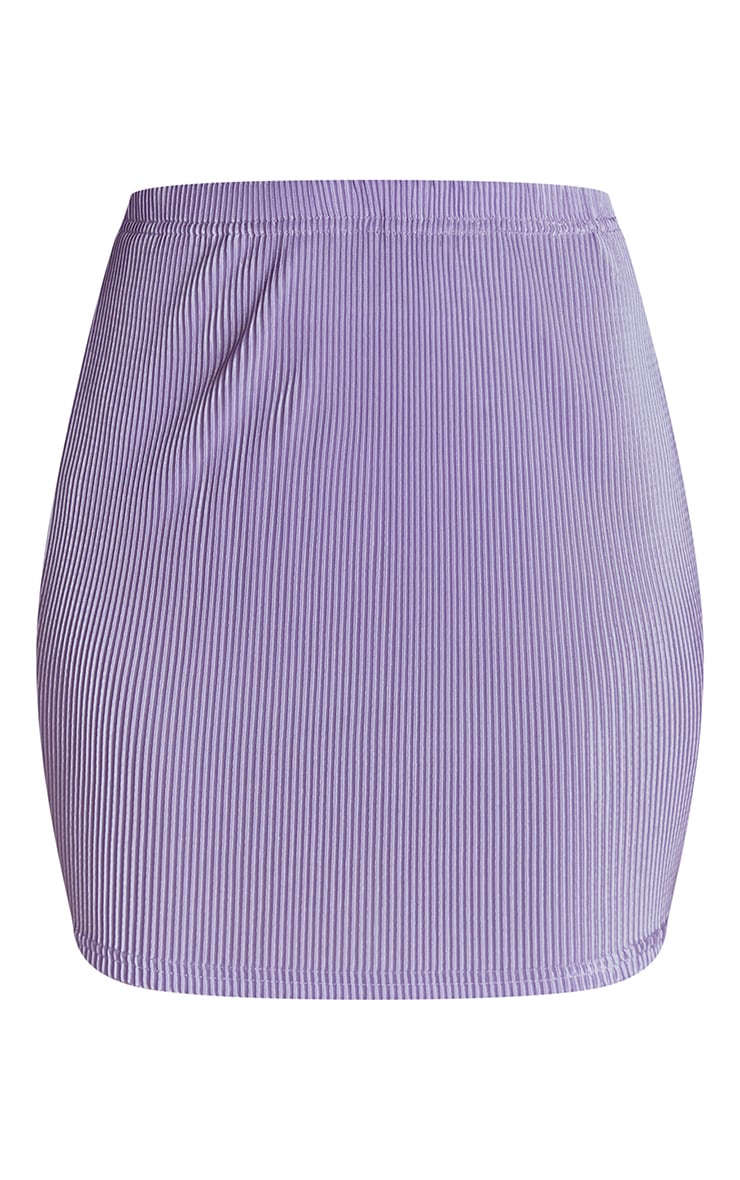 Mini jupe plissée lilas image 6