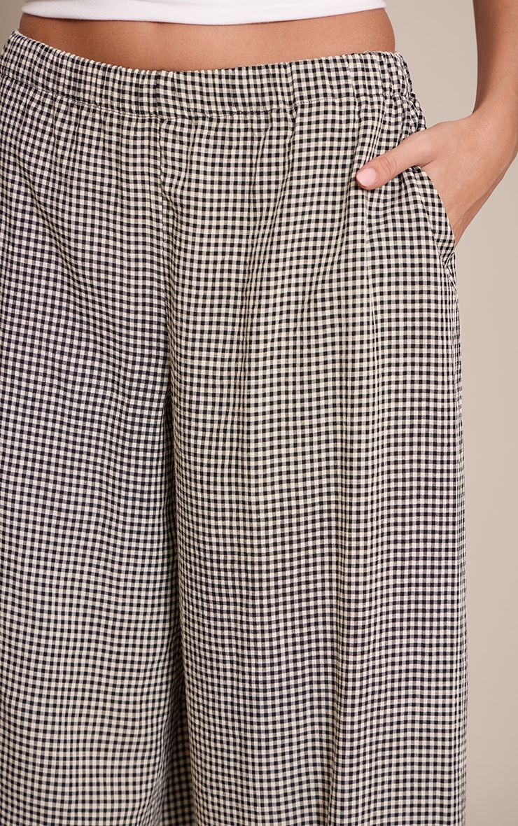 Black Check Balloon Trouser  image 4