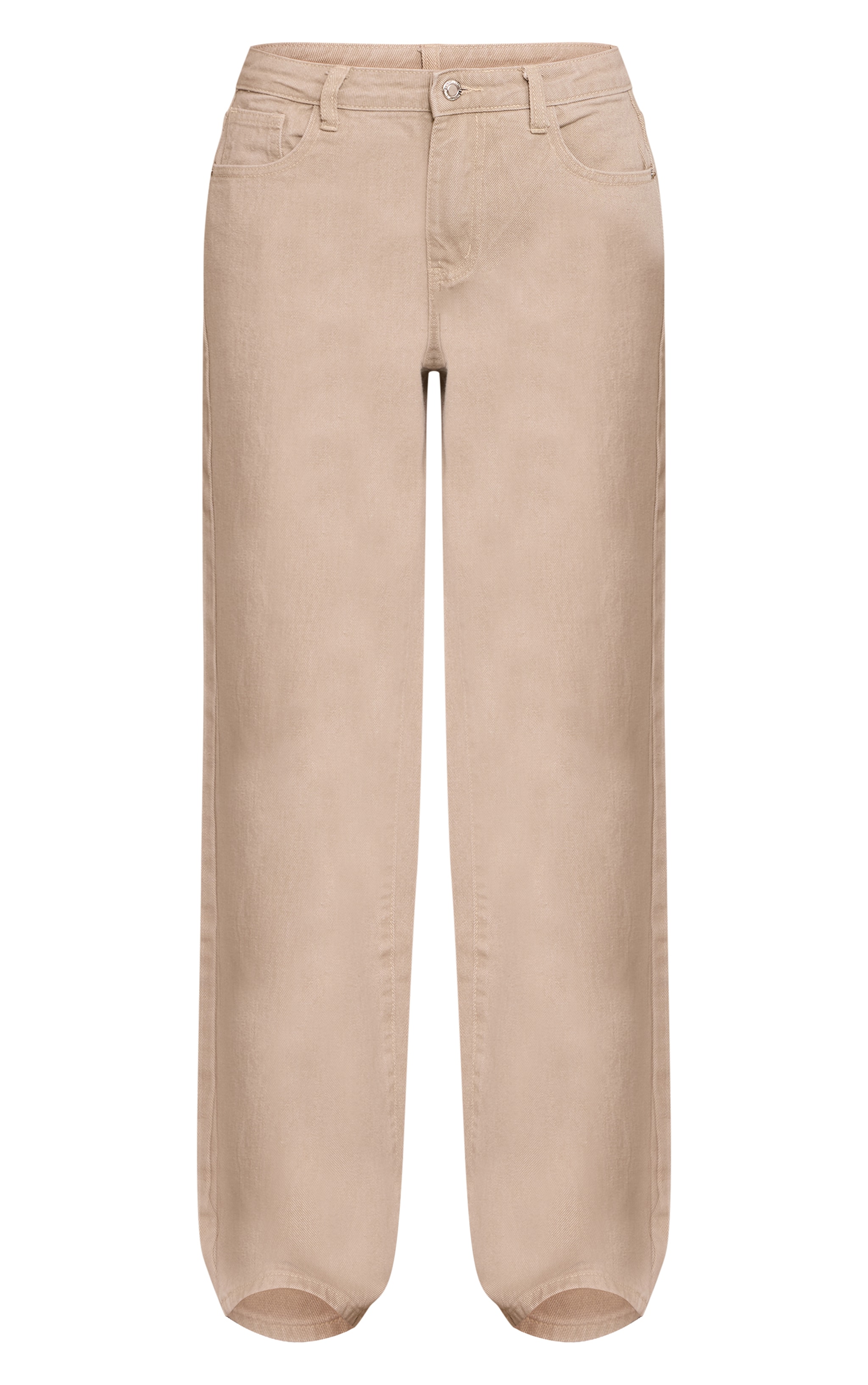 Sand Mid Rise Straight Leg Jeans image 5