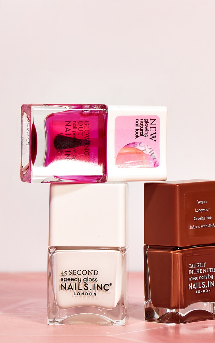 Nails Inc Glowing My Way Glow-Enhancing Nail Perfector Polish image 2
