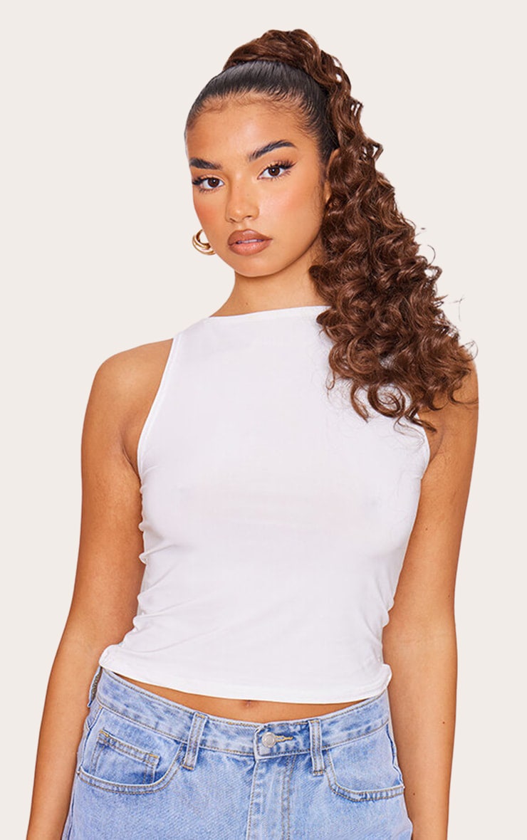 Lullabellz Midi Grande Curly Corkscrew 20" Wraparound Pony Chestnut image 1