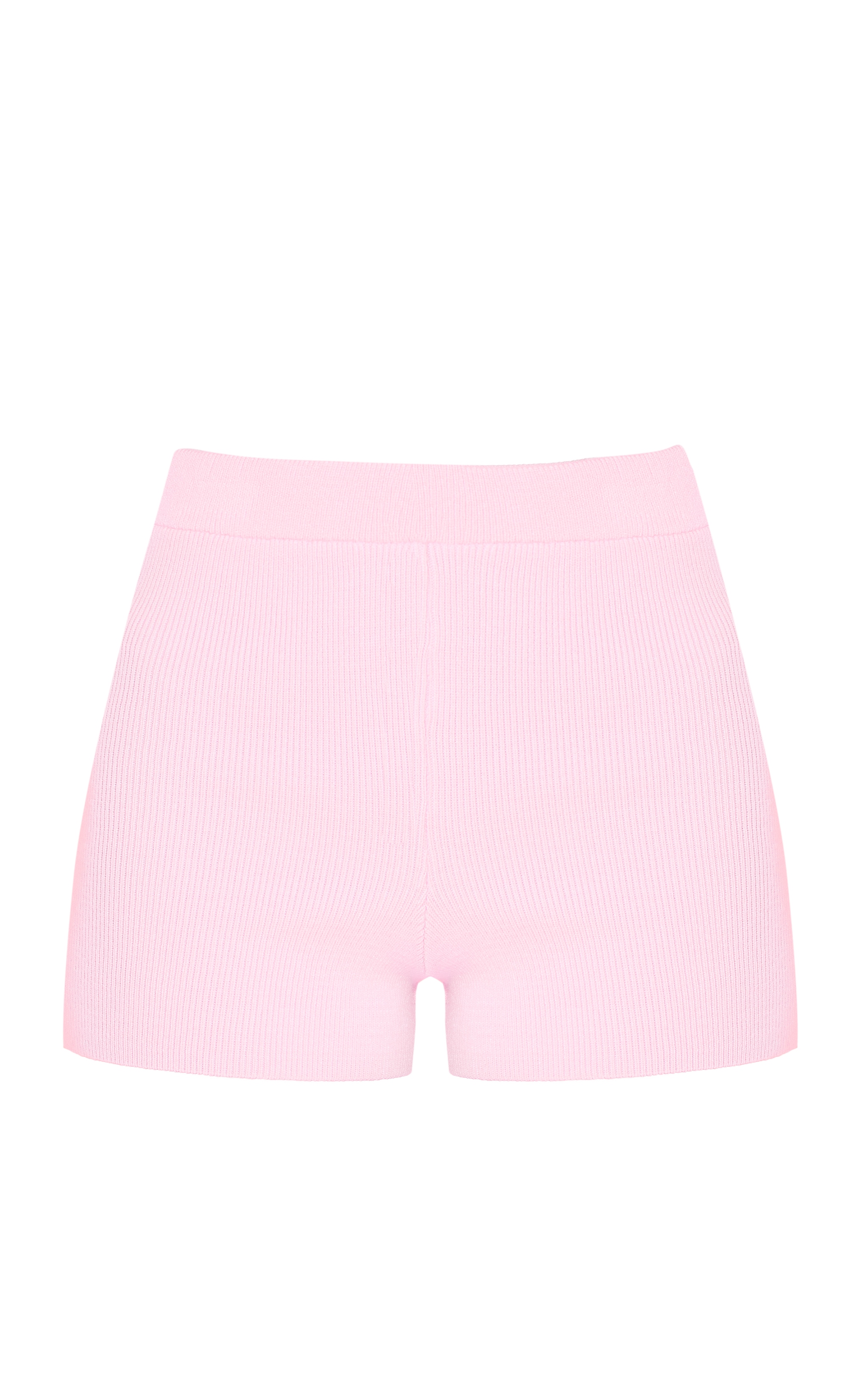 Mini short en maille compacte rose image 6