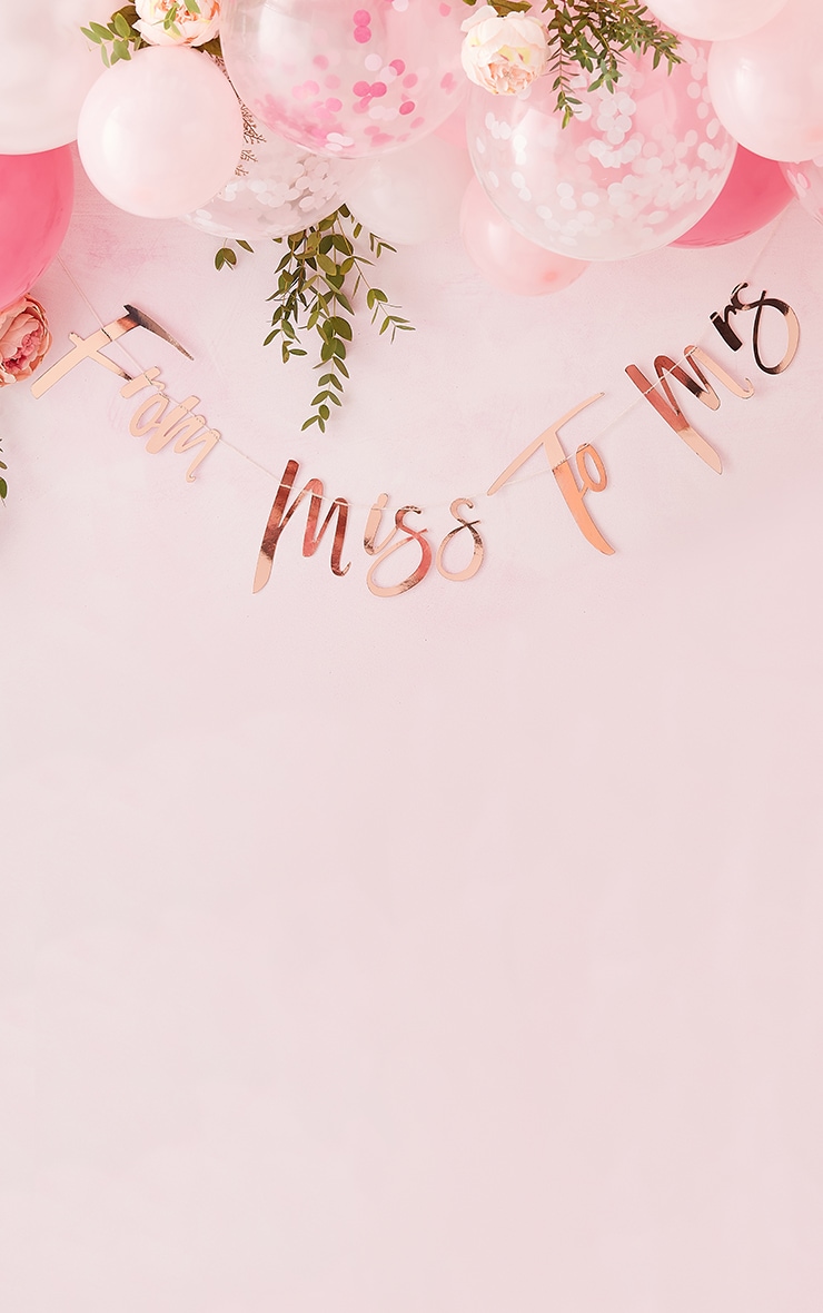 Ginger Ray Bunting From Miss To Mrs