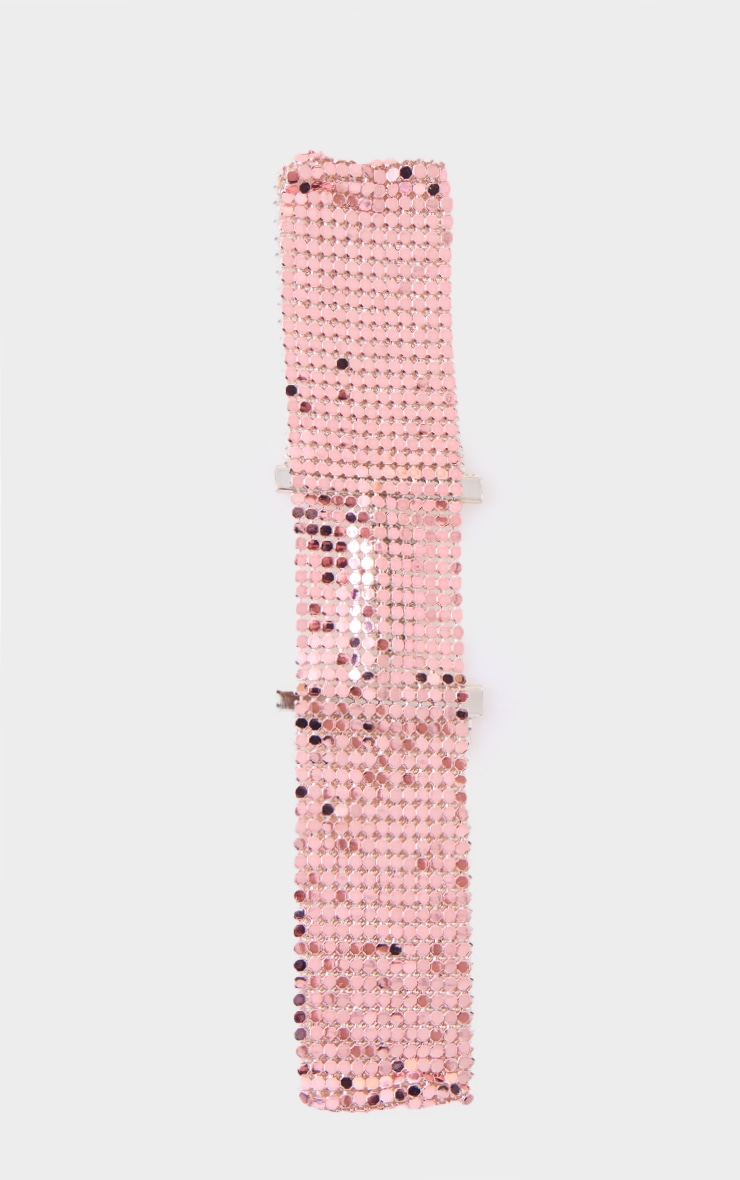 Pink Chain Link Choker image 4