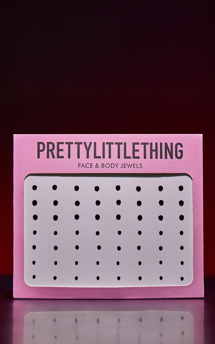 PRETTYLITTLETHING Black Crystal Multipack Gems image 2
