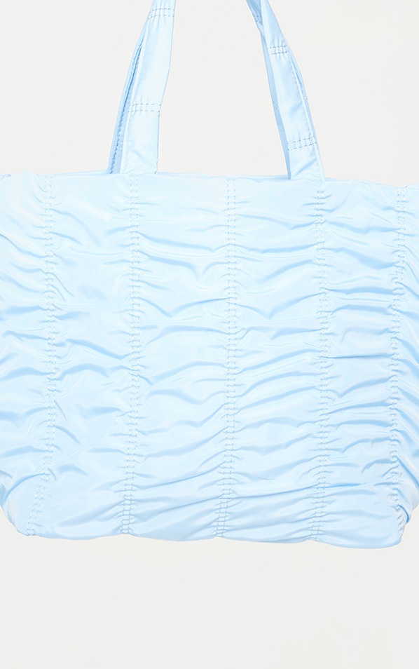 baby blue tote bag