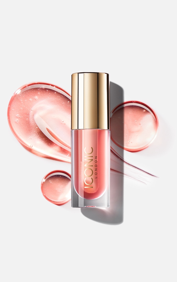 Iconic London Lustre Lip Oil She's A Peach image 2