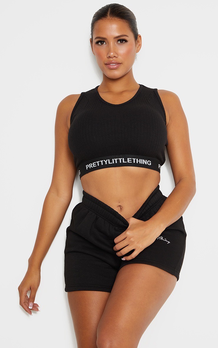 Lilac Ribbed Cycle Shorts
