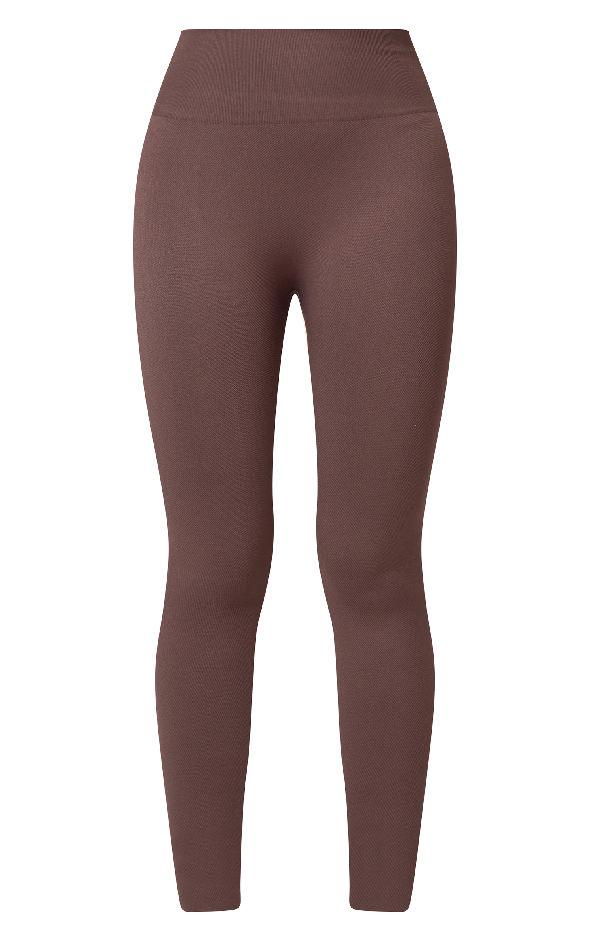 Chocolate Seamless High Waist Gym Leggings image 5