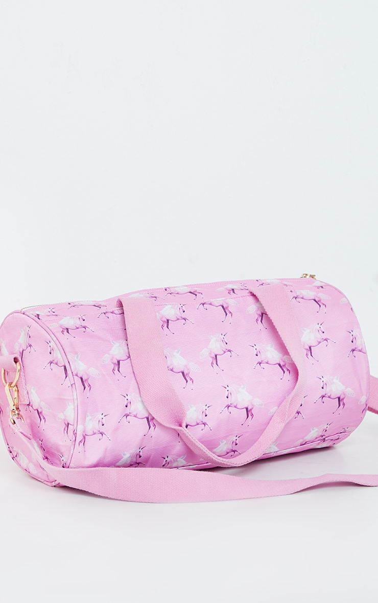 PRETTYLITTLETHING Unicorn Pink Gym Bag image 4