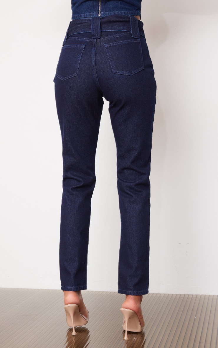 Jean Camaïeu Femme – Taille 44 – Bleu Foncé – Coupe Bootcut Classique