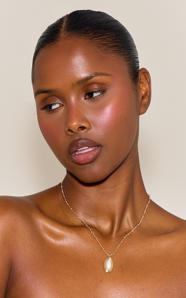Cream Pearl Pendant Bobble Chain Necklace