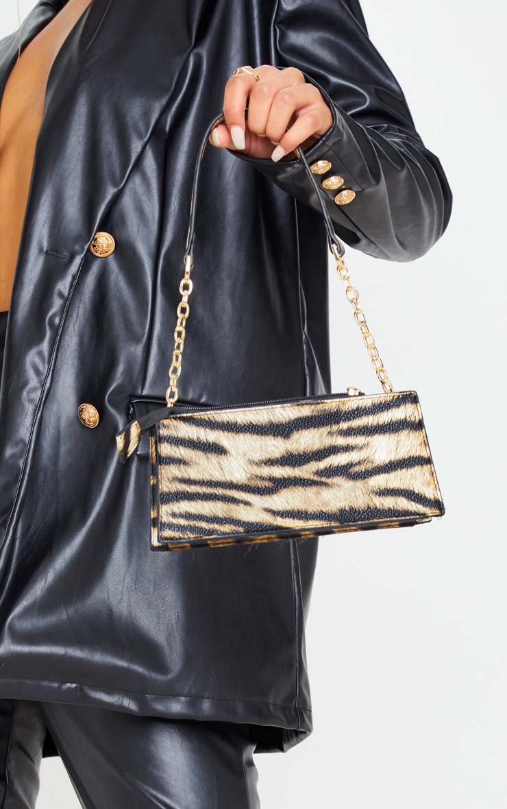 Tiger Chain Handle 90s Shoulder Bag image 1