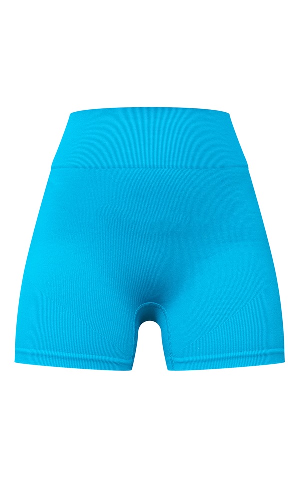 Teal Basic Seamless Booty Short Activewear PrettyLittleThing AUS