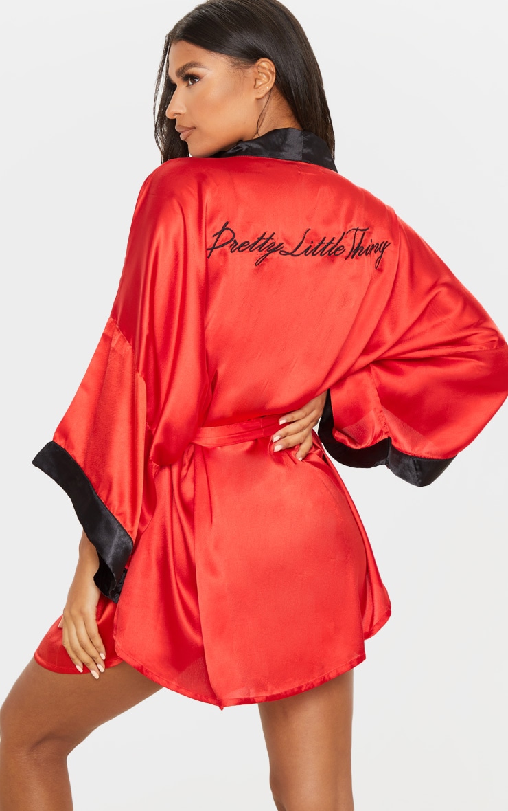 Chiffon teddy baby keke red length