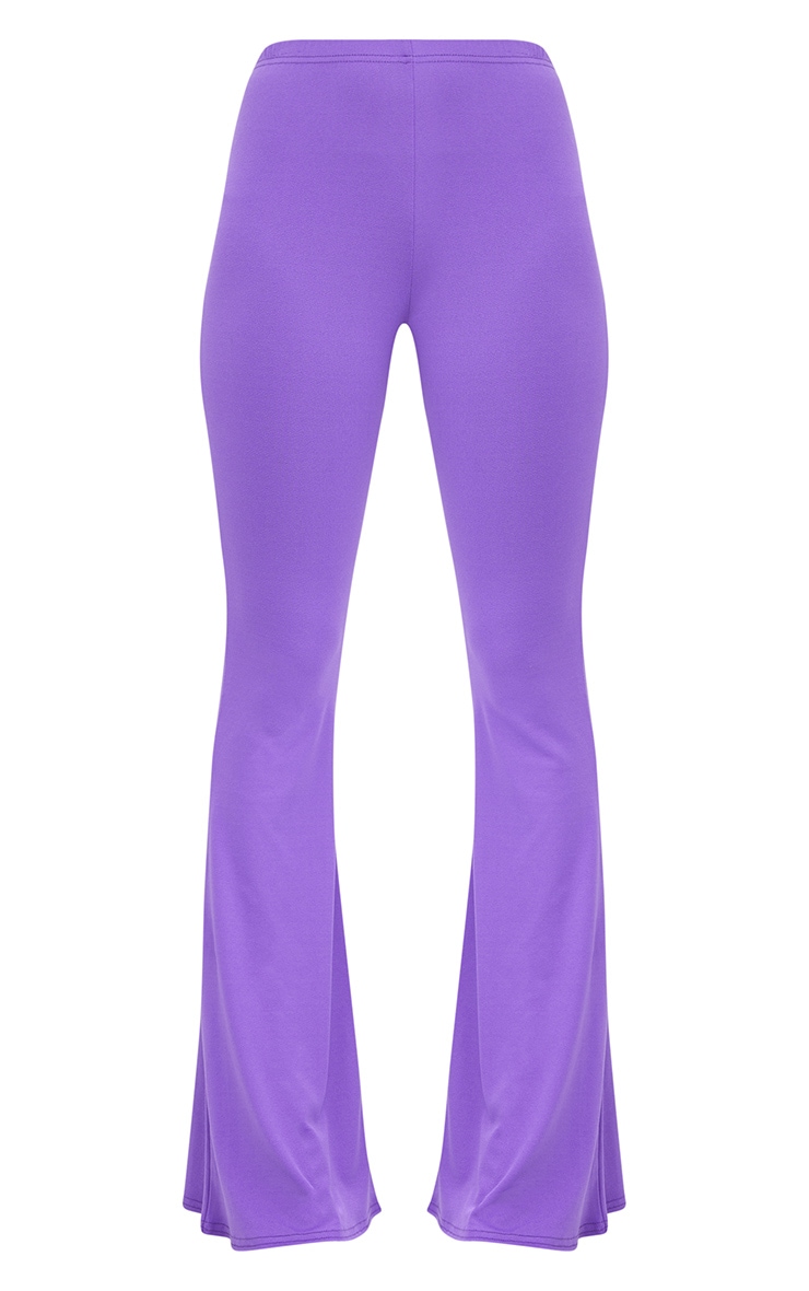 Purple Ultimate Flared Pants. Pants PrettyLittleThing USA