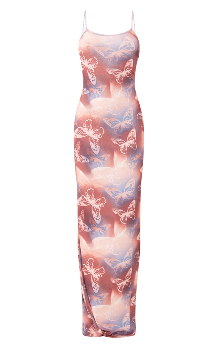 Pyjama Combinaison D'Été Pour Femme - Imprimé Papillon, Longueur Moyenne/Longue - Modèle 146 - Léger Et Confortable